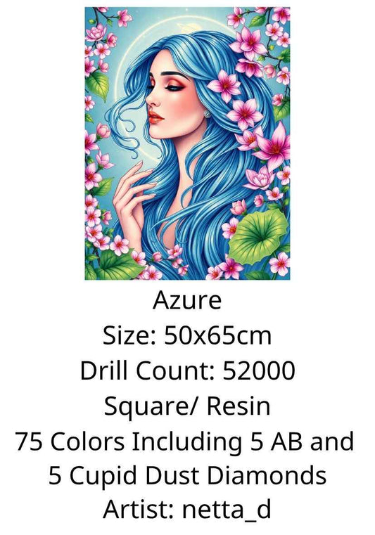 Azure by netta_d - Premium Diamond Painting kit 50x65cm
