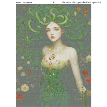 Medusa Diamond Painting Kit – 70x95cm | Round or Square Drills