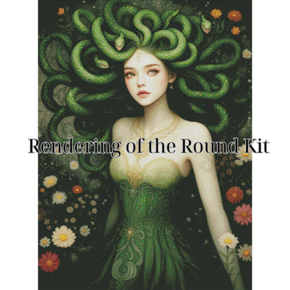 Medusa Diamond Painting Kit – 70x95cm | Round or Square Drills