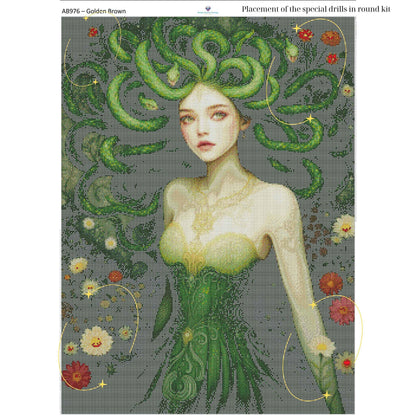 Medusa Diamond Painting Kit – 70x95cm | Round or Square Drills