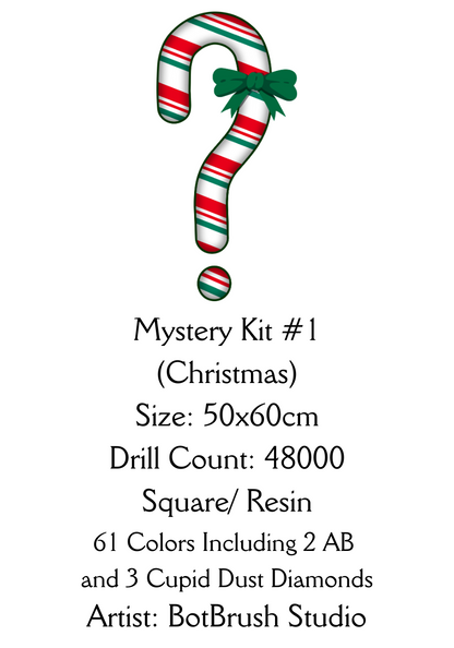 Mystery Kit #1 (Christmas) – Premium Diamond Painting 50x60cm