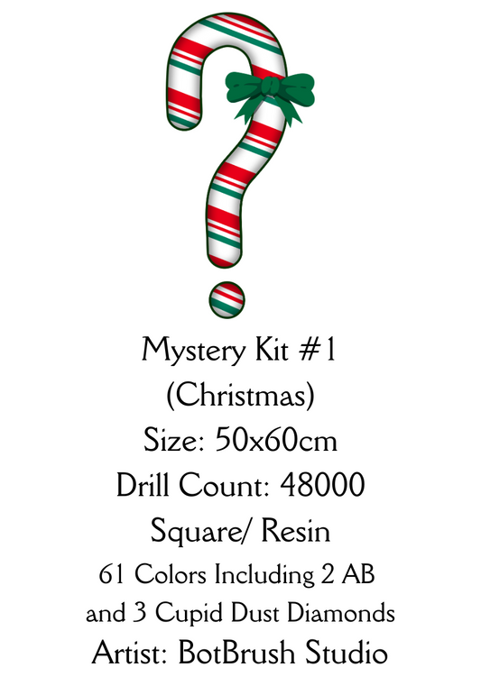 Mystery Kit #1 (Christmas) – Premium Diamond Painting 50x60cm