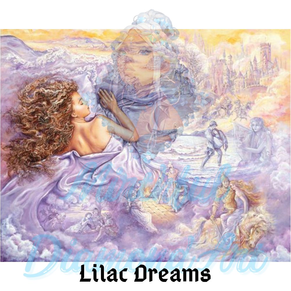 Lilac Dreams diamond painting kit by Josephine Wall