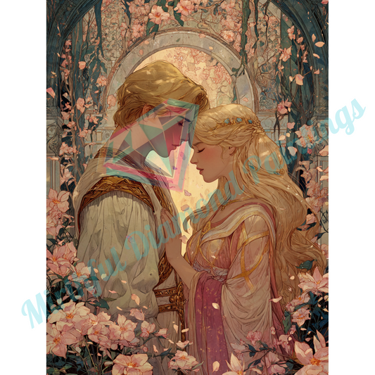 Forever (Paris and Helen of Troy)  - Premium Diamond Painting Kit 60x80cm
