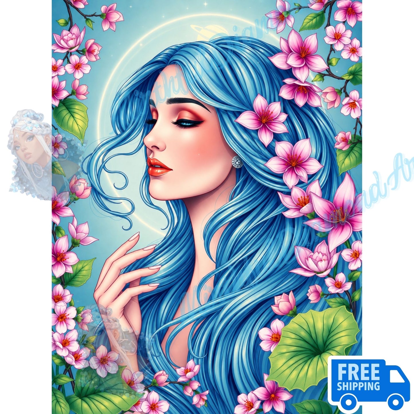 Azure by netta_d - Premium Diamond Painting kit 50x65cm