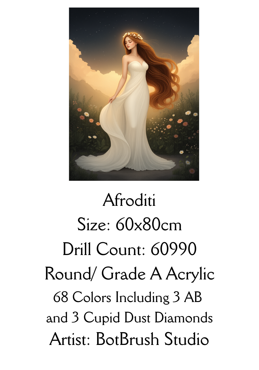 Afroditi - Premium Diamond Painting Kit 60x80cm