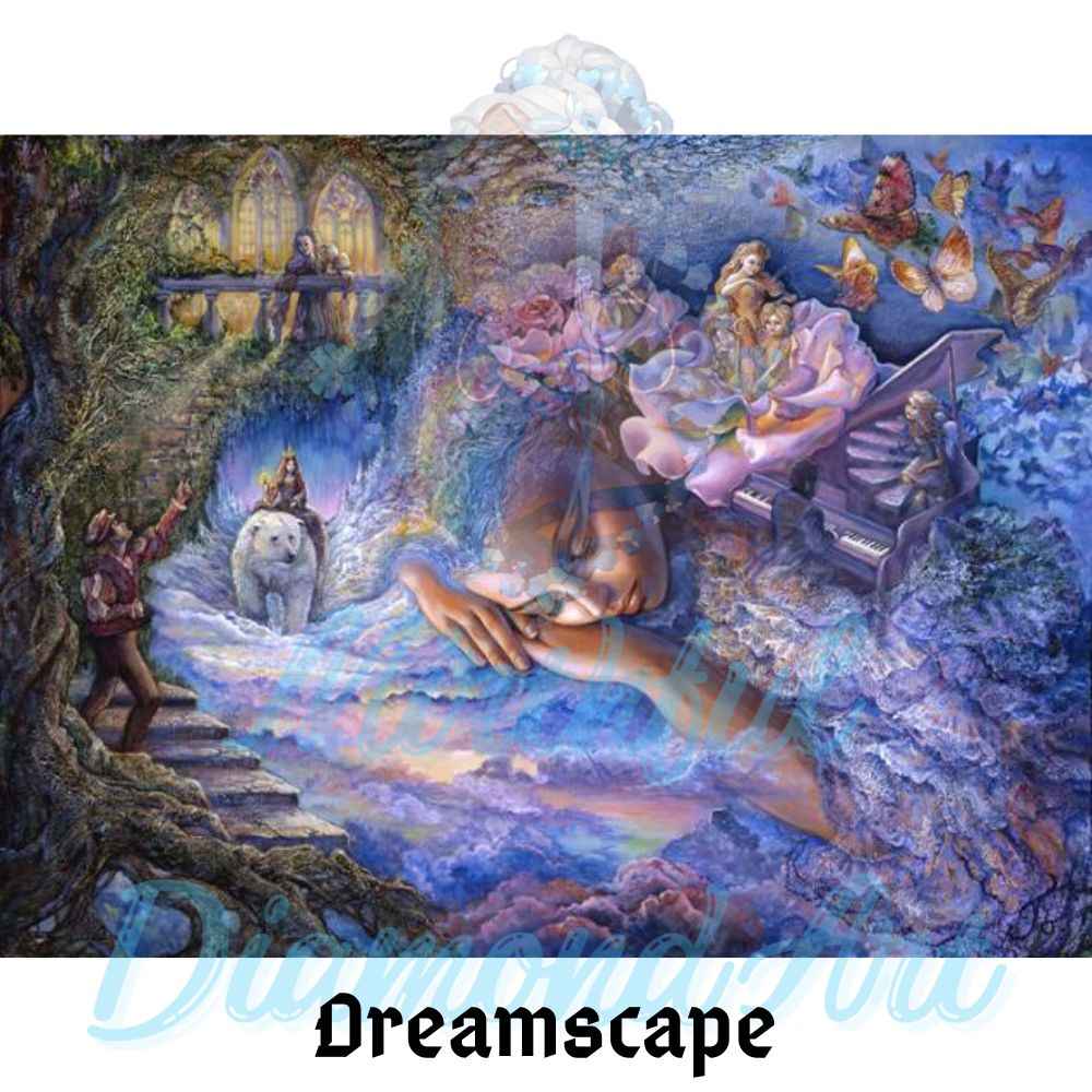Dreamscape – Exclusive Premium Square Diamond Painting Kit | Licensed Josephine Wall Artwork