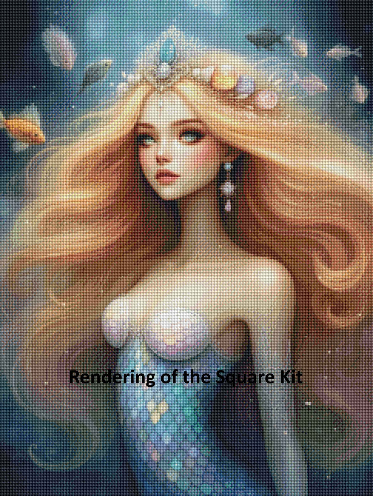 Queen of the Tides - 60x80cm Premium Diamond Painting Kit