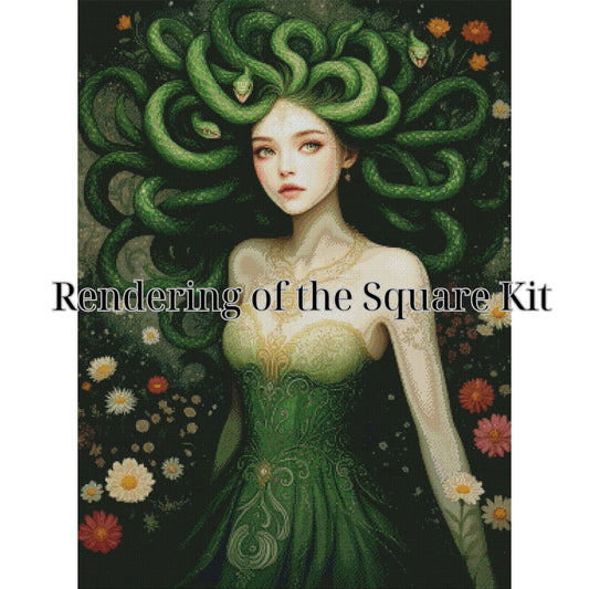 Medusa Diamond Painting Kit – 70x95cm | Round or Square Drills