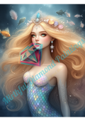 Queen of the Tides - 60x80cm Premium Diamond Painting Kit