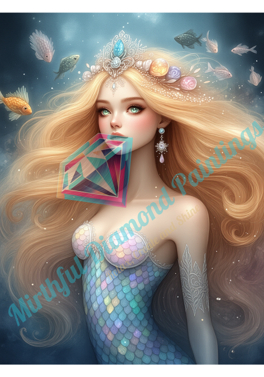 Queen of the Tides - 60x80cm Premium Diamond Painting Kit