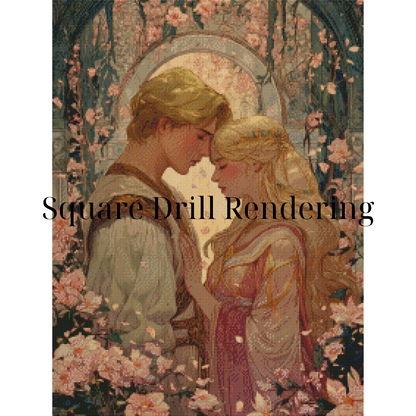 Forever (Paris and Helen of Troy)  - Premium Diamond Painting Kit 60x80cm