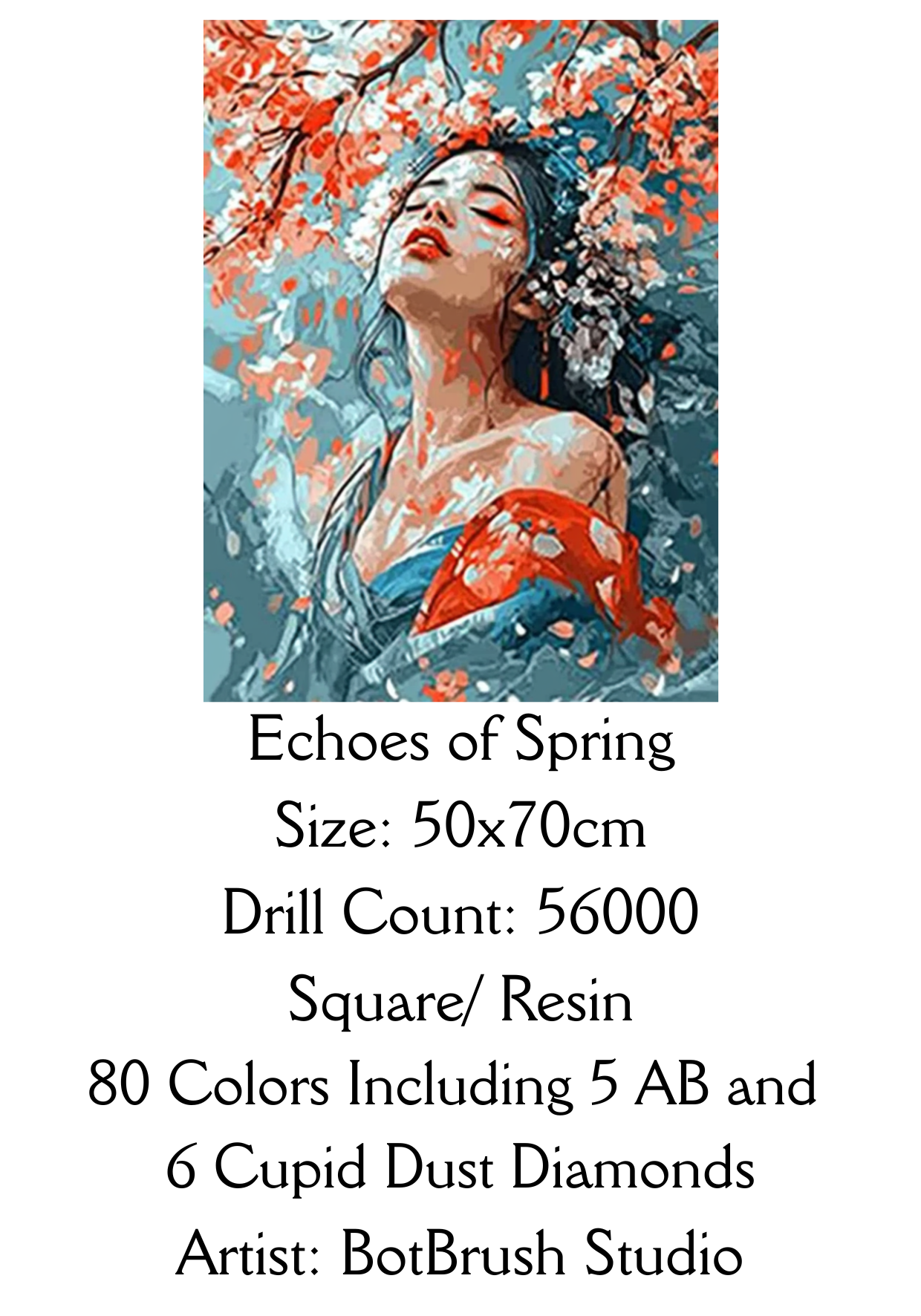 Echoes of Spring - 50x70cm Premium Diamond painting Kit