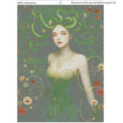 Medusa Diamond Painting Kit – 70x95cm | Round or Square Drills