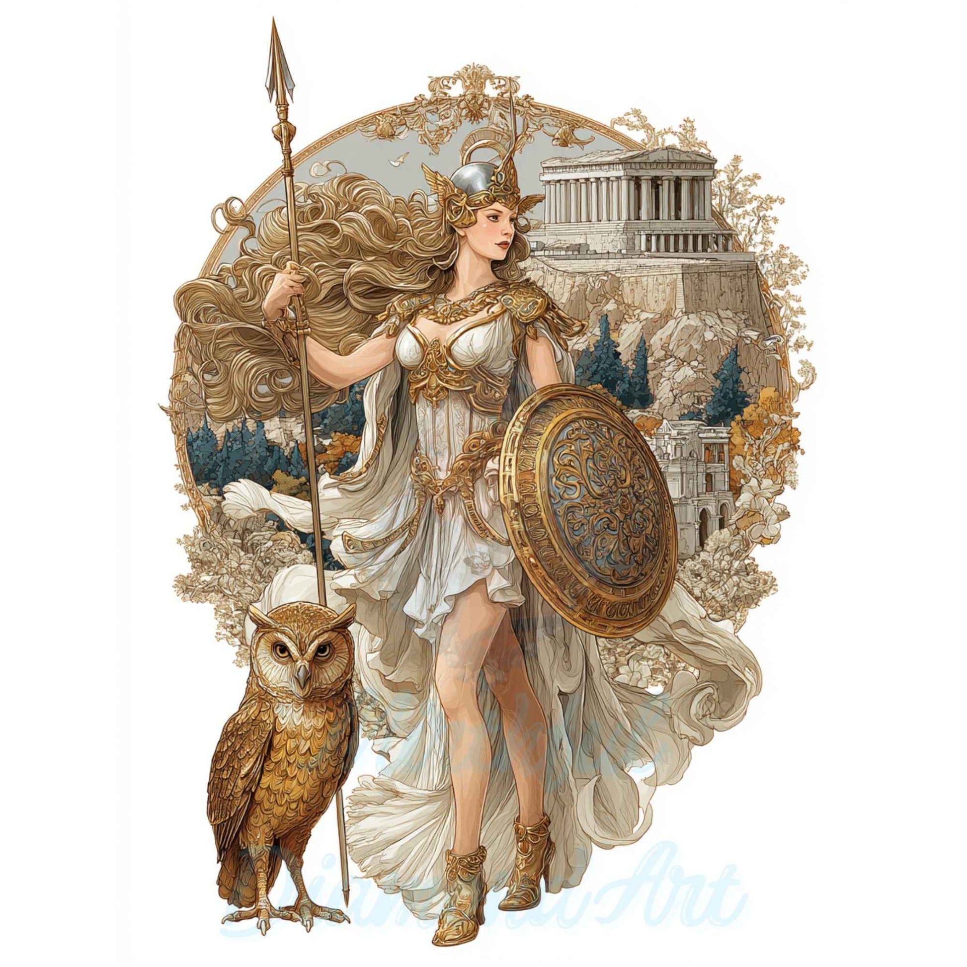 Athena by netta_d - Premium Diamond Painting kit 70x90cm