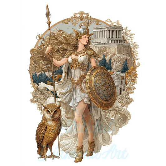 Athena by netta_d - Premium Diamond Painting kit 70x90cm