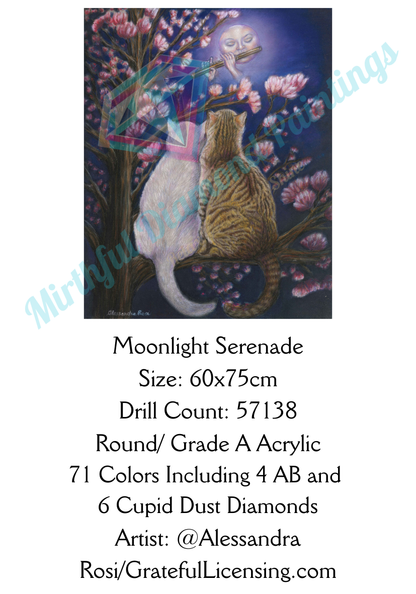 Moonlight Serenade by @Alessandra Rosi and Grateful Licensing - Diamond Painting 60x75cm