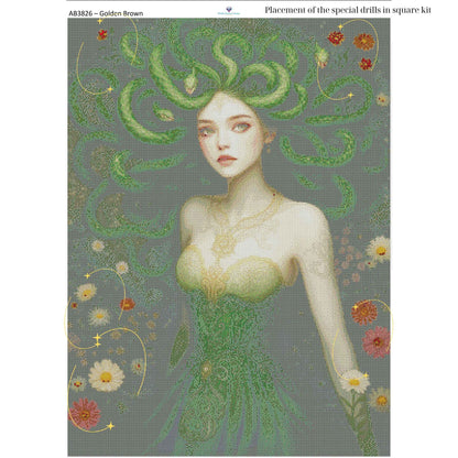 Medusa Diamond Painting Kit – 70x95cm | Round or Square Drills