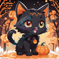 Midnight Mischief – Premium Diamond Painting Kit 50x50cm