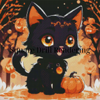 Midnight Mischief – Premium Diamond Painting Kit 50x50cm
