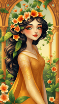 Amber diamond painting kit by netta_d