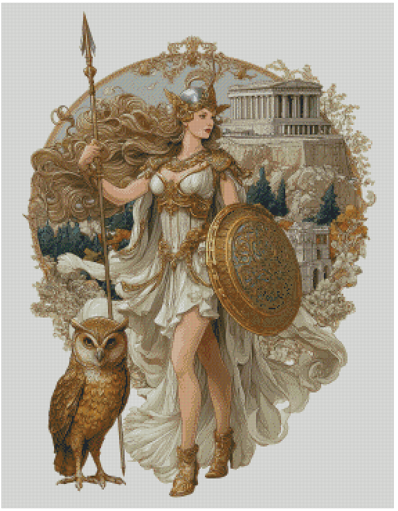 Athena by netta_d - Premium Diamond Painting kit 70x90cm