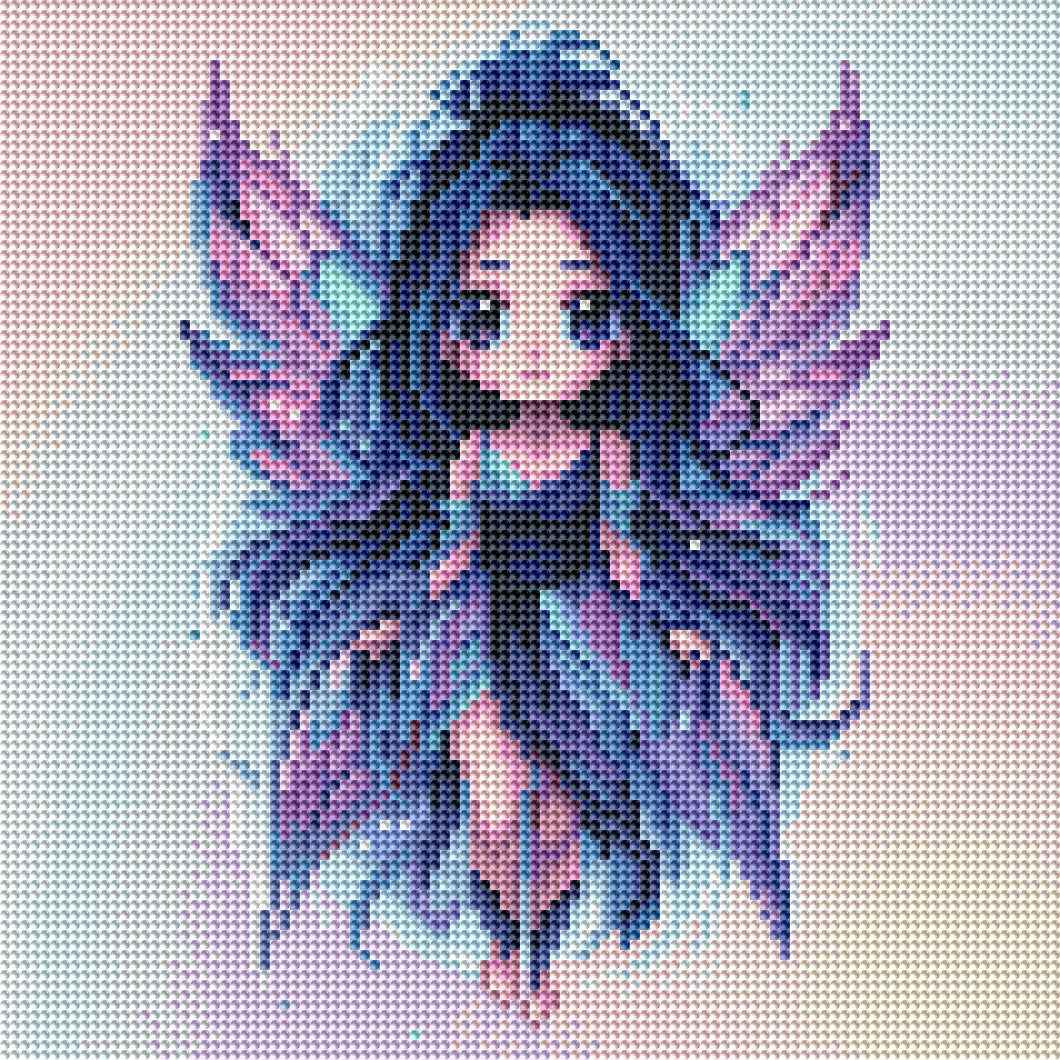 Blubell by netta_d - Premium Diamond Painting kit 30x30cm Round Diamonds