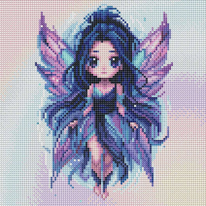 Blubell by netta_d - Premium Diamond Painting kit 30x30cm Round Diamonds