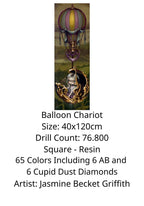 Balloon Chariot by Jasmine Becket Griffith - Premium Diamond Painting Kit 40x120cm