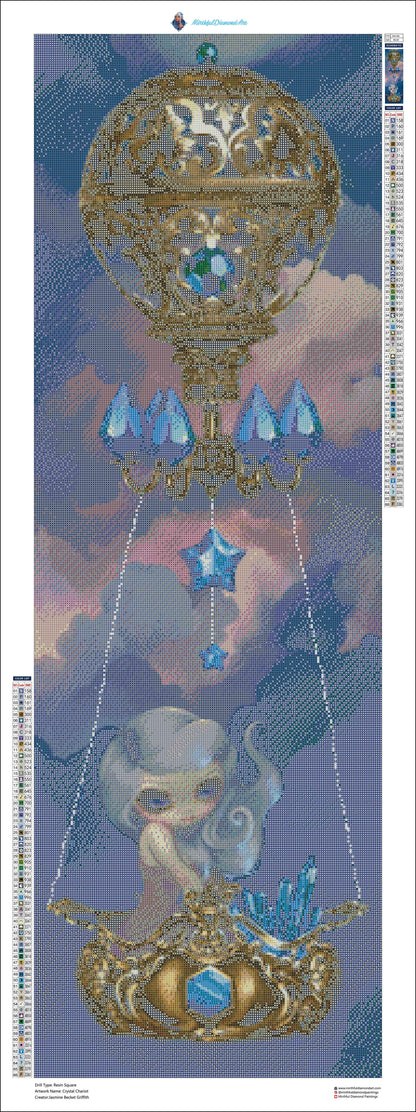 Crystal Chariot by Jasmine Becket Griffith - Premium Diamond Painting kit 40x120cm