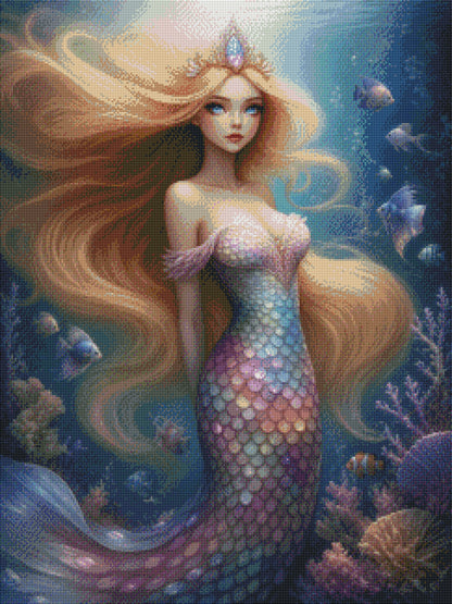 Queen of the Reefs by BotBrush Studio - Premium Painting Kit 60x80 cm