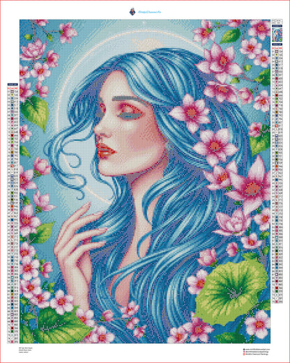 Azure by netta_d - Premium Diamond Painting kit 50x65cm