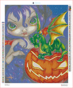 Darling Dragonling 2 by Jasmine Becket Griffith - Premium Diamond Painting kit 50x62cm