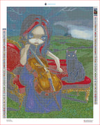 Cello Storm by Jasmine Becket Griffith - Premium Diamond Painting kit 50x65cm