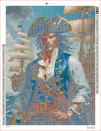 The Pirate by netta_d - Premium Diamond Painting kit 60x80cm