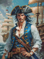 The Pirate by netta_d - Premium Diamond Painting kit 60x80cm