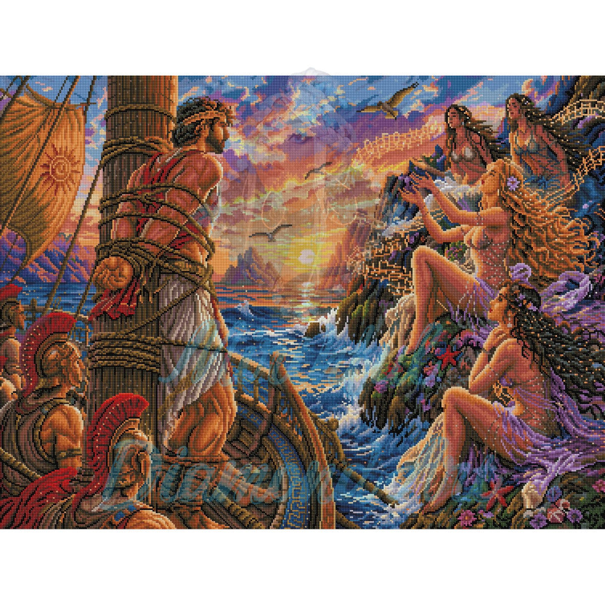 Siren's Song by netta_d - Handcharted Premium Diamond Painting Kit 93x70cm - Square Diamonds