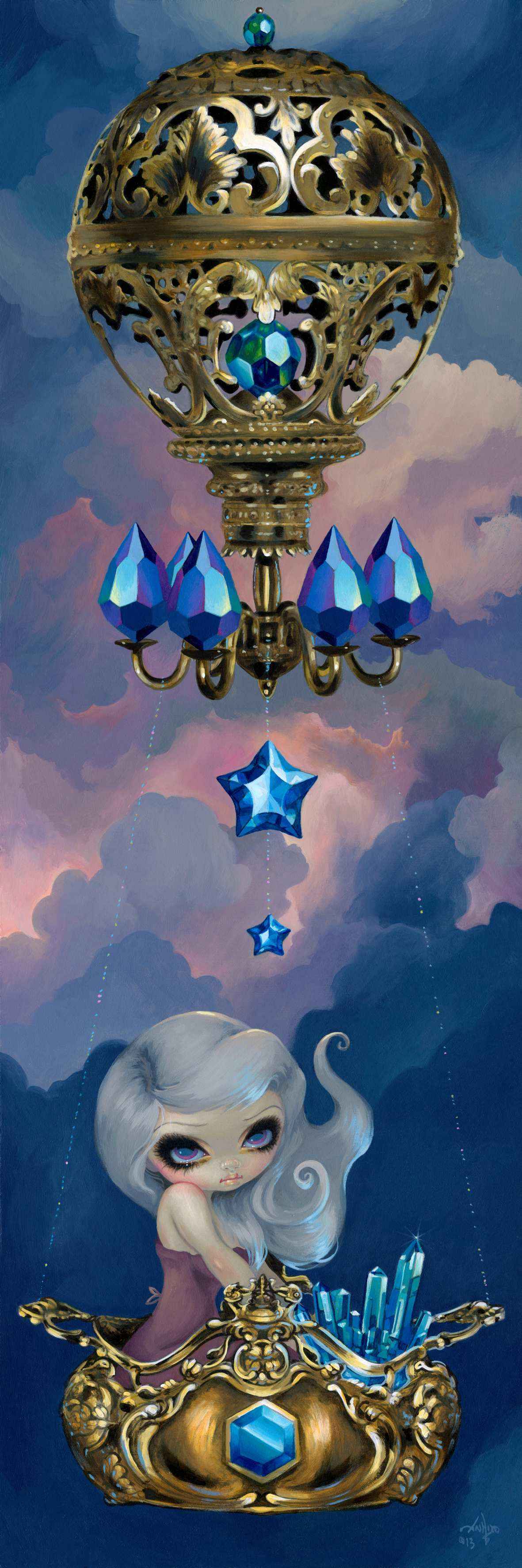 Crystal Chariot by Jasmine Becket Griffith - Premium Diamond Painting kit 40x120cm