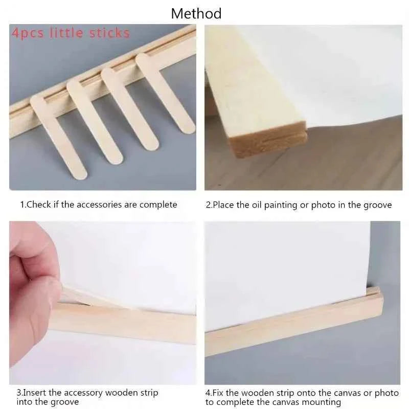 Wood Diamond Painting Hanger - Canvas Frame