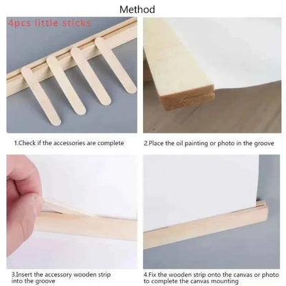 Wood Diamond Painting Hanger - Canvas Frame