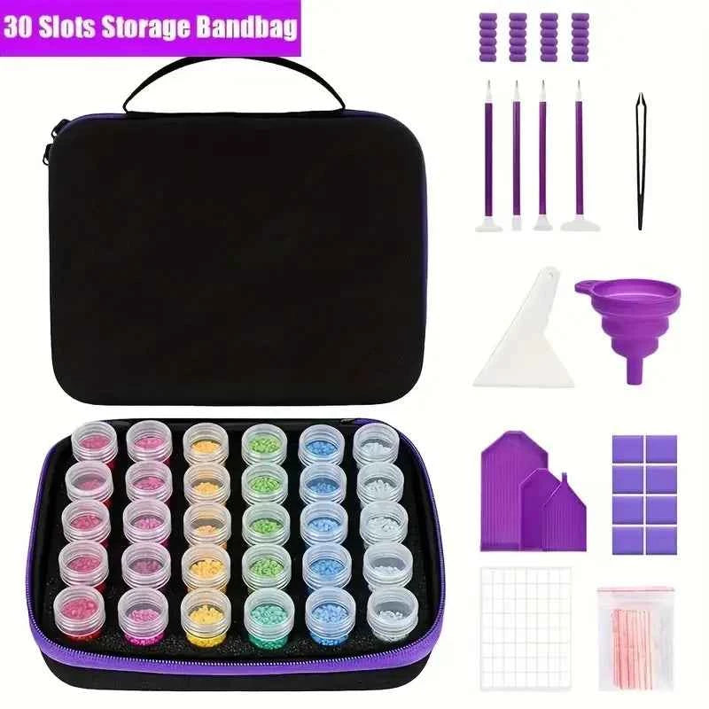 Diamond painting storage system