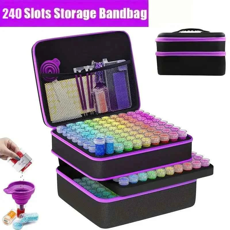 Diamond painting storage system