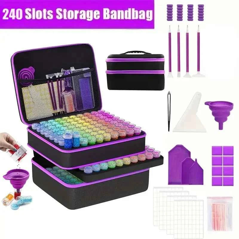 Diamond painting storage system