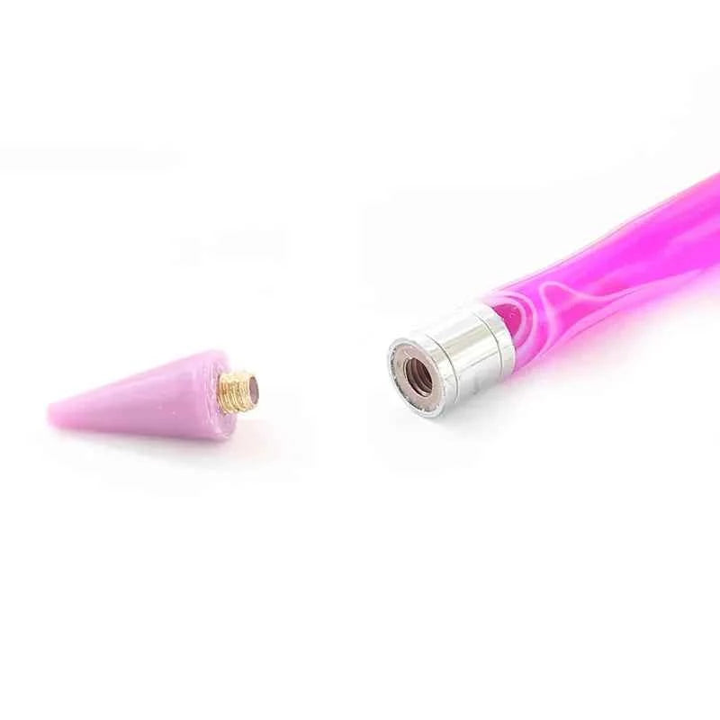 Dual-Ended Wax Pen for Diamond Painting + 8 Wax Tips - Suitable for mini diamonds
