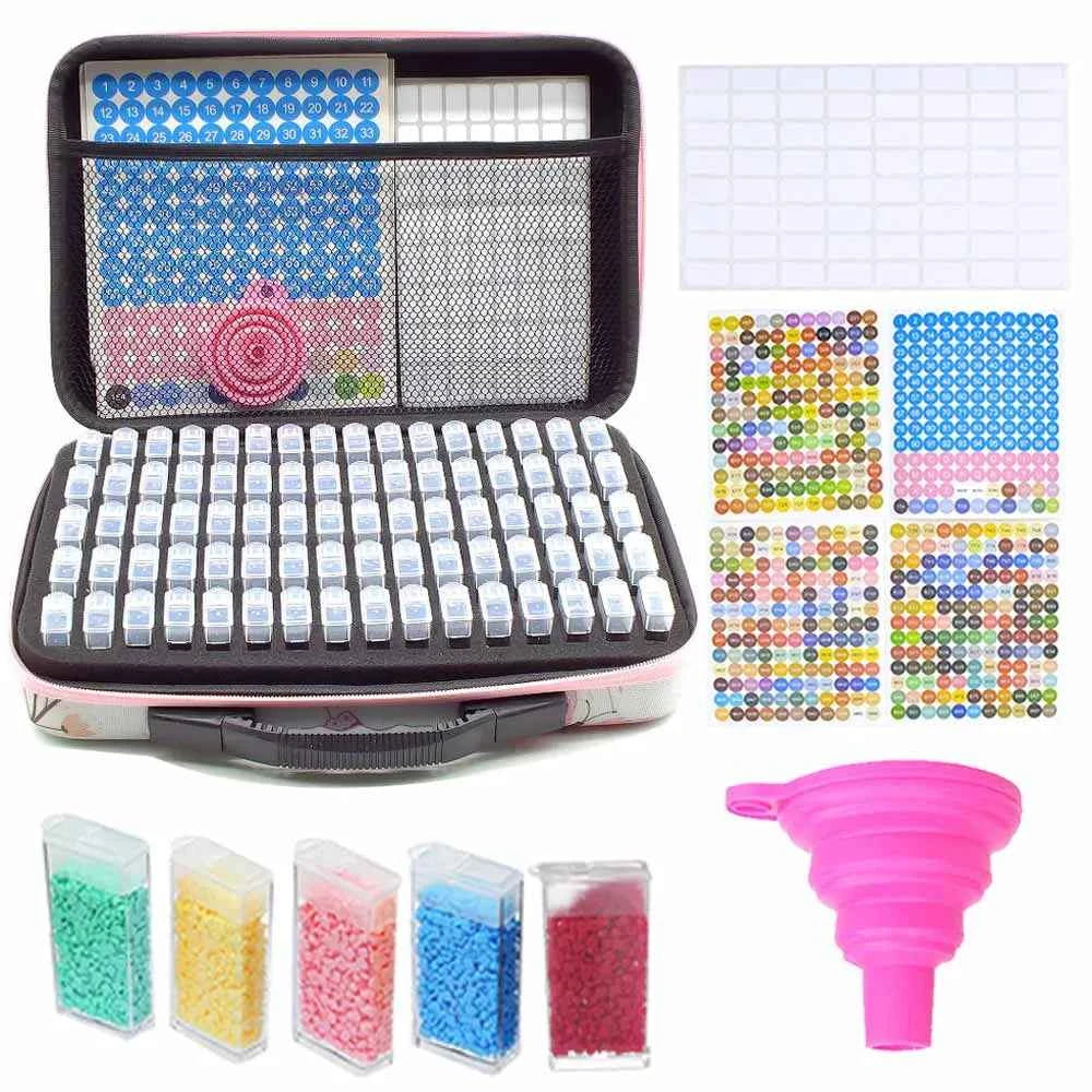 Diamond painting storage handbag