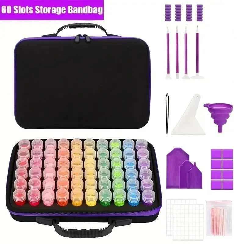 Diamond painting storage system