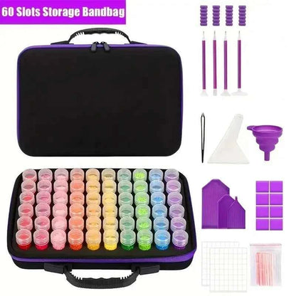 Diamond painting storage system