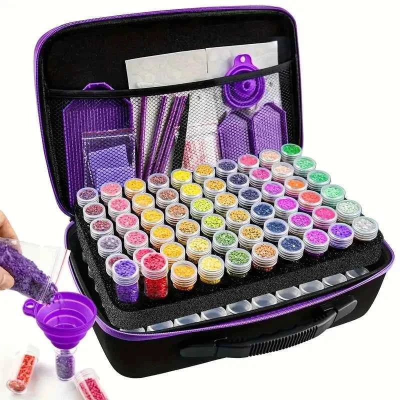 Diamond painting storage system