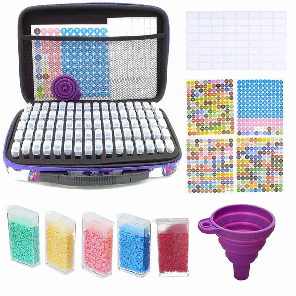 Diamond painting storage handbag