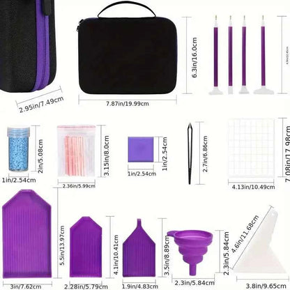 Diamond painting storage system